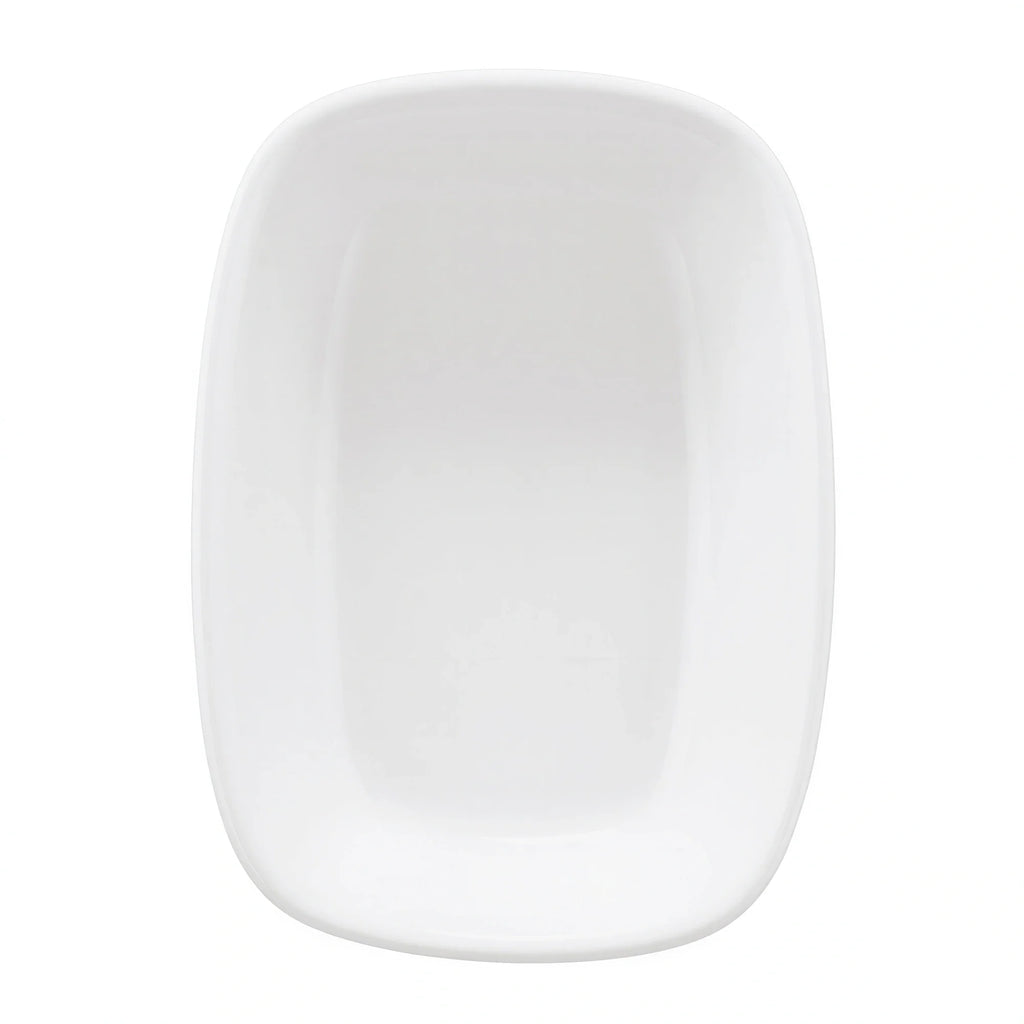 Global Tableware Collective Bonna, Gourmet BNGRM20DKY Porcelain Rectangular Plate, 8" x 5.75"