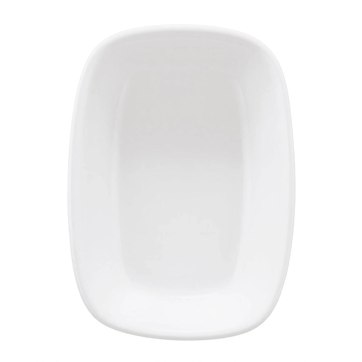 Global Tableware Collective Bonna, Gourmet BNGRM20DKY Porcelain Rectangular Plate, 8" x 5.75"