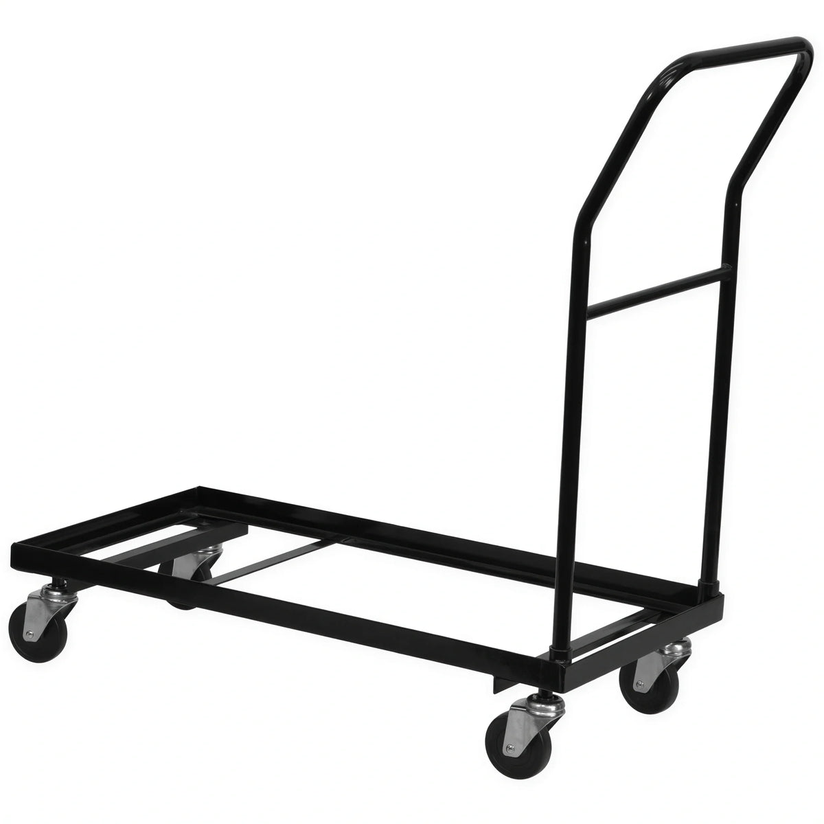 Flash Furniture HF-700-DOLLY-GG Folding Chair Dolly, 18-1/2"W x 39-1/2"D x 41-1/2"H, Holds Up to 36 Chairs, Black