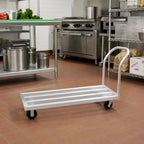 Advance Tabco Special Value Series DUN-2036C Mobile Aluminum Square-Bar Dunnage Rack, 36 x 20 in, 1,800 lb Capacity