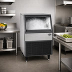 Follett UFE414A80 Integrated Flake Ice Machine, 425 lb/24 hr, 75 lb Bin, Air-Cooled, Stainless Steel