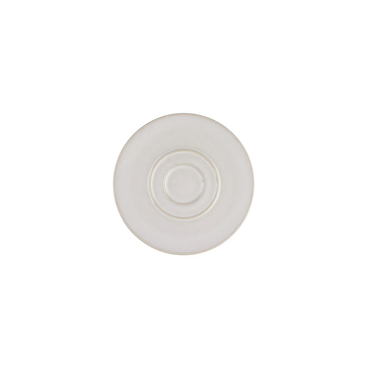 Global Tableware Collective Mesa Ceramics FF0942200000 Round Stoneware Saucer, 5.25", Unico Nacar