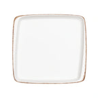 Global Tableware Collective Bonna, Moove BNE100MOV34KR Rectangular Porcelain Plate, 10-5/8" x 9-7/8"