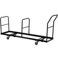 Flash Furniture NG-DOLLY-309-35-GG Folding Chair Dolly, Holds 35 Metal Chairs Upright, 19-1/4"W x 75-1/2"D x 40"H