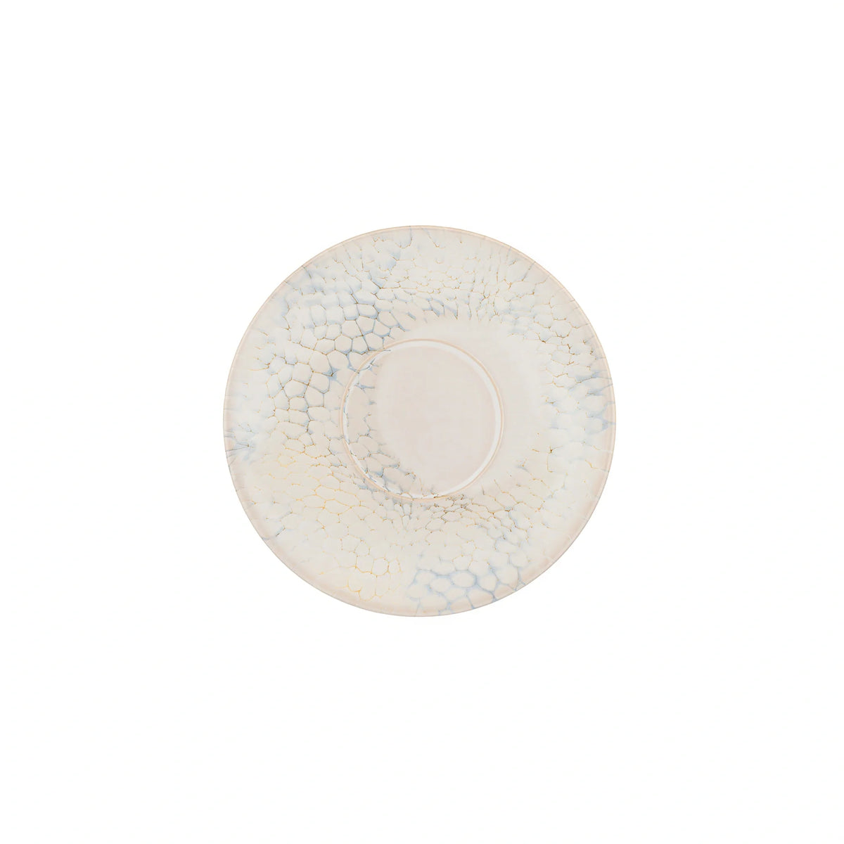 Global Tableware Collective Mesa Ceramics FF0662203224 Round Stoneware Saucer, 5.875-Inch, Classico Kanji