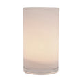 Hollowick/Steelite 43517SL Glass Cylinder Votive Candle Holder, Satin Linen, 5"H x 2.63" Dia.