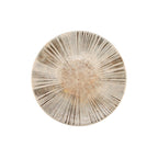Global Tableware Collective Mesa Ceramics FF7106173225 Stoneware Coupe Plate, 8-1/4 in, Round, Fan Chalk