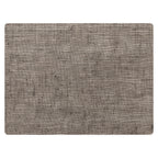 Steelite Modern Twist MTPLLN011216 Rectangular Silicone Placemat, 12 x 16 Inches, Linen Pattern, Chocolate 1 Dozen