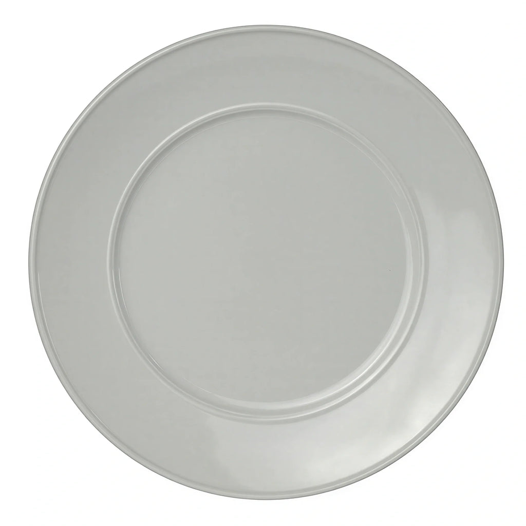 Global Tableware Collective Folio, Serenity 6382P873 Porcelain Banquet Rim Plate, Round, 10.25" Case of 2 Dozen