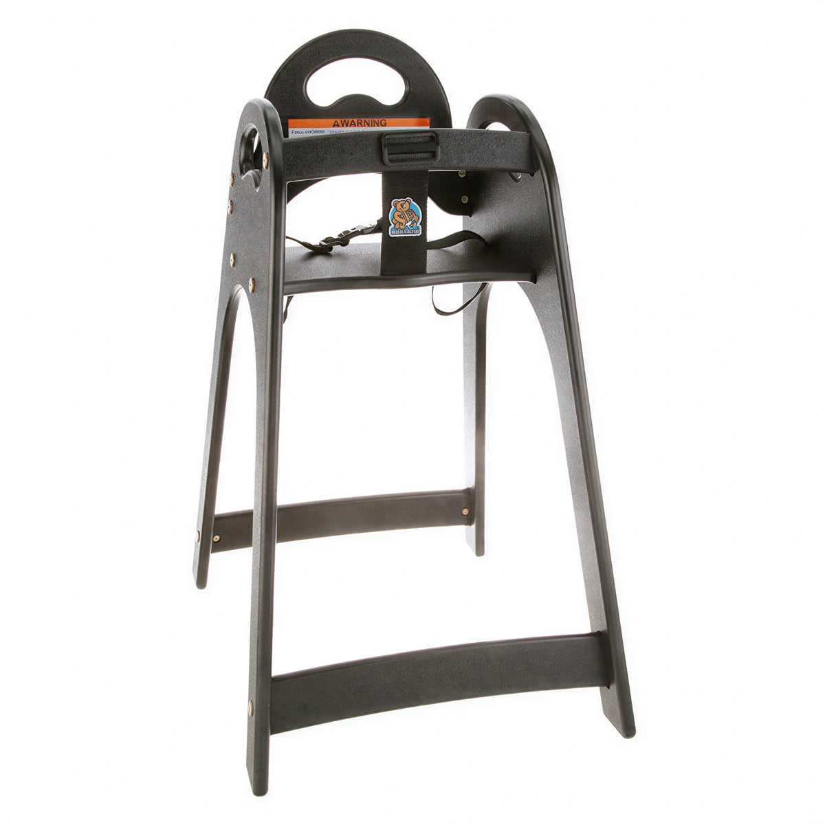 AllPoints Foodservice Parts & Supplies 86385 Restaurant High Chair, Black Plastic