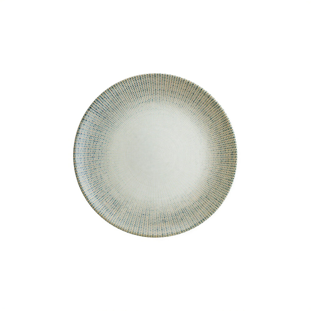 Global Tableware Collective Bonna, Gourmet BNSMTSWYGRM27DZ Round Porcelain Flat-Edge Plate, 10-5/8" 1 Dozen