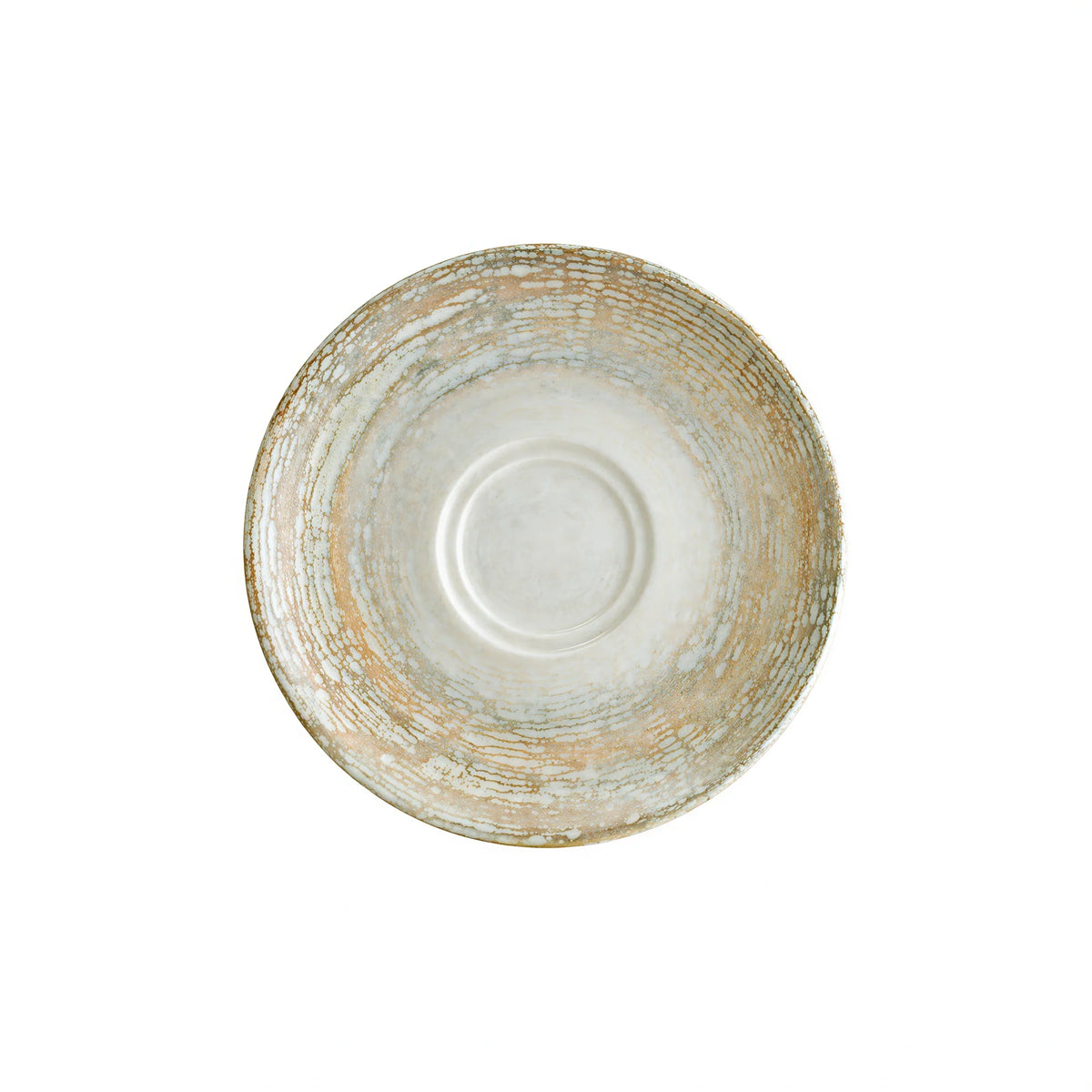 Global Tableware Collective Bonna, Gourmet BNPTRGRM04CT Round Porcelain Coffee Saucer, 6.375" Diameter