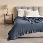 100% Cotton Small Waffle Weave Blanket - Hazel Collection