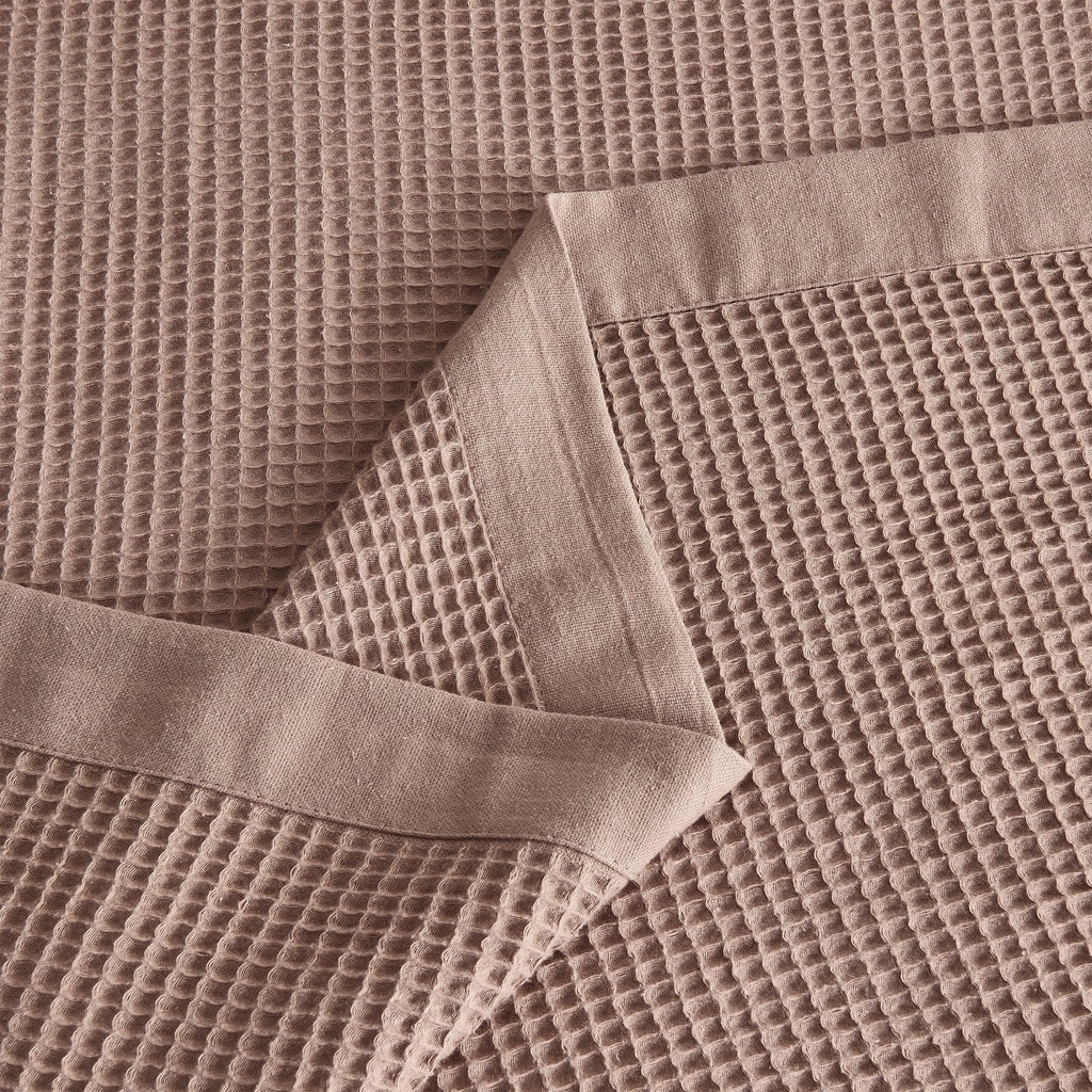 100% Cotton Small Waffle Weave Blanket - Hazel Collection