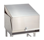 Advance Tabco Special Value Series LD-1824-X Freestanding Stainless Steel 5-Step Liquor Bottle Display, Approximately 30-Bottle Capacity