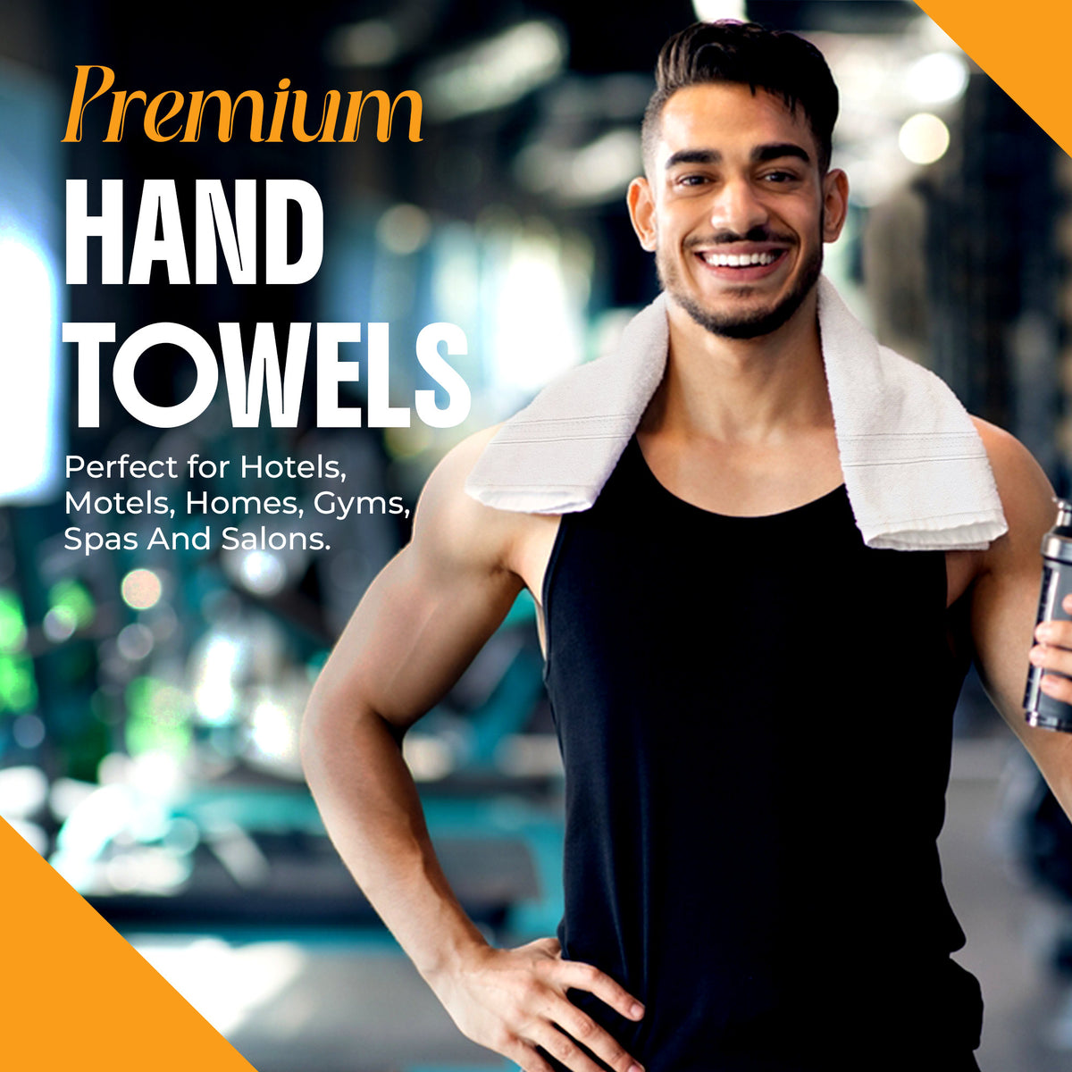 White hand towel