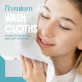 White washcloth