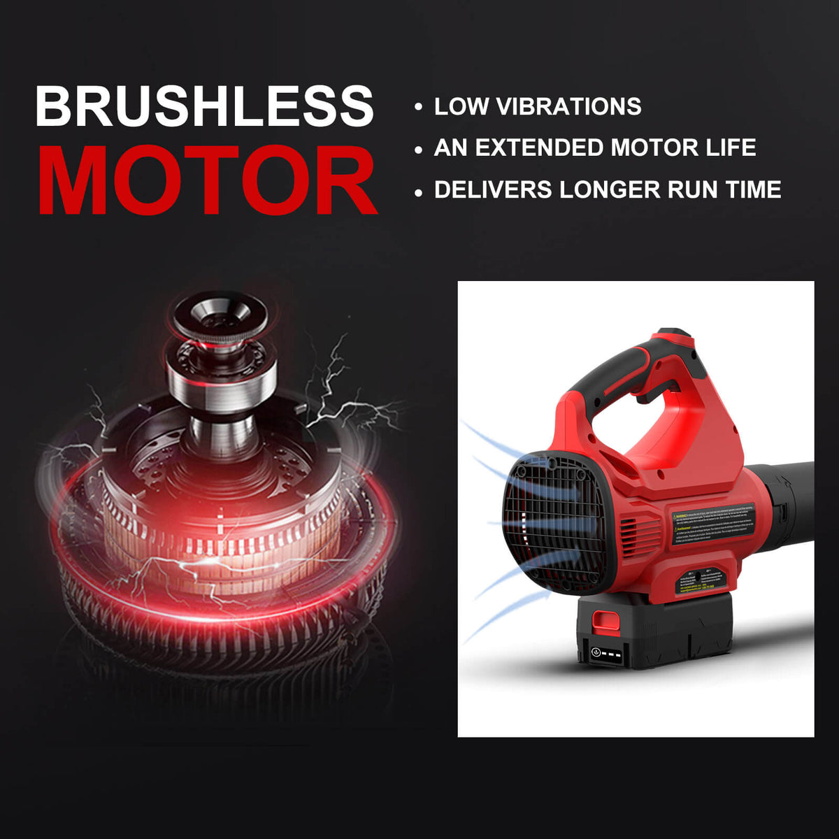 40V 17'' Cordless Lawn Mower & 40V Leaf Blower Combo Kit MB2480C
