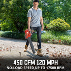 40V 17'' Cordless Lawn Mower & 40V Leaf Blower Combo Kit MB2480C