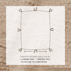 100% Cotton Honeycomb Waffle Duvet Set - Mattea Collection