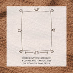 100% Cotton Honeycomb Waffle Duvet Set - Mattea Collection