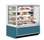 Federal Industries Italian Glass Series ITH6034-B18 60-Inch Full-Service Heated Food Display Case, 2 Adjustable Shelves, LED Lighting