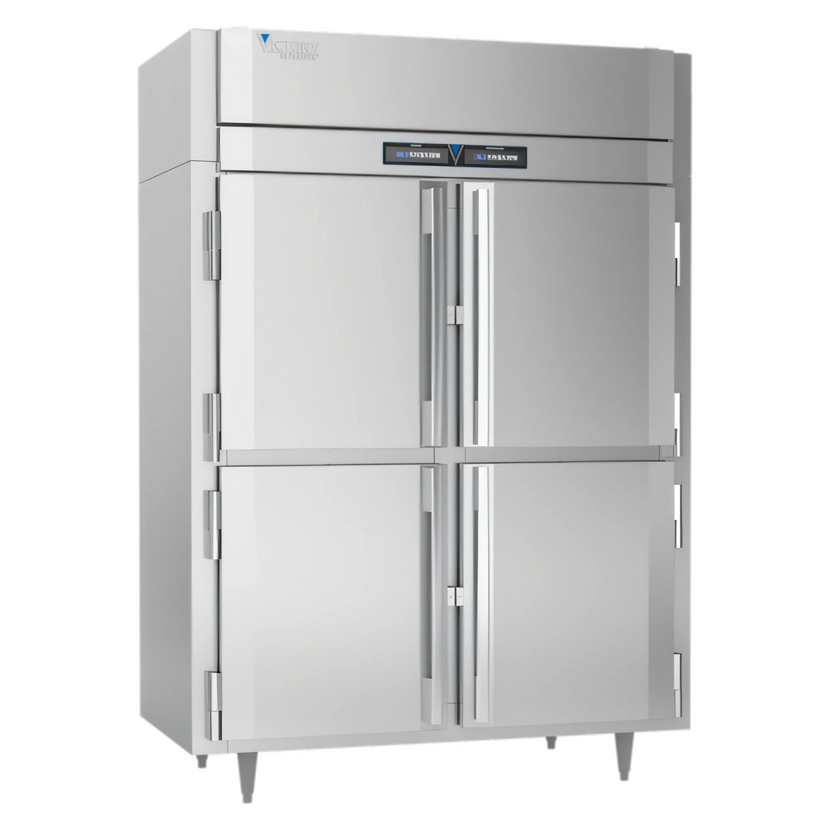 Victory Refrigeration UltraSpec™ HRSA-2D-S1-EW-PT-HD-HC Extra-Wide Dual-Temperature Pass-Thru Warmer/Refrigerator Cabinet, 2-Section, Stainless Steel