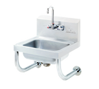 Advance Tabco 7-PS-24B Tubular Wall Support Brackets for 10" x 14" Hand Sinks with Deck-Mounted Faucets