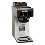 BUNN 13300.0002 Commercial Pourover Drip Coffee Maker, Manual Fill, Stainless Steel, 2 Warmers