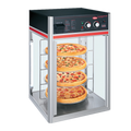 Hatco Quick Ship FSDT-1-120-QS Countertop Humidified Hot Food Display Cabinet, 4-Tier Rotating Rack, LED Lighting, 120V