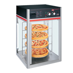 Hatco Quick Ship FSDT-1-120-QS Countertop Humidified Hot Food Display Cabinet, 4-Tier Rotating Rack, LED Lighting, 120V