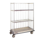 Metro Super Erecta CLTS2460C Convertible Linen Truck, Open Wire, 3-Sided Top Frame, 60"W x 24"D x 70"H, Chrome