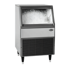 Follett UFE414A80 Integrated Flake Ice Machine, 425 lb/24 hr, 75 lb Bin, Air-Cooled, Stainless Steel