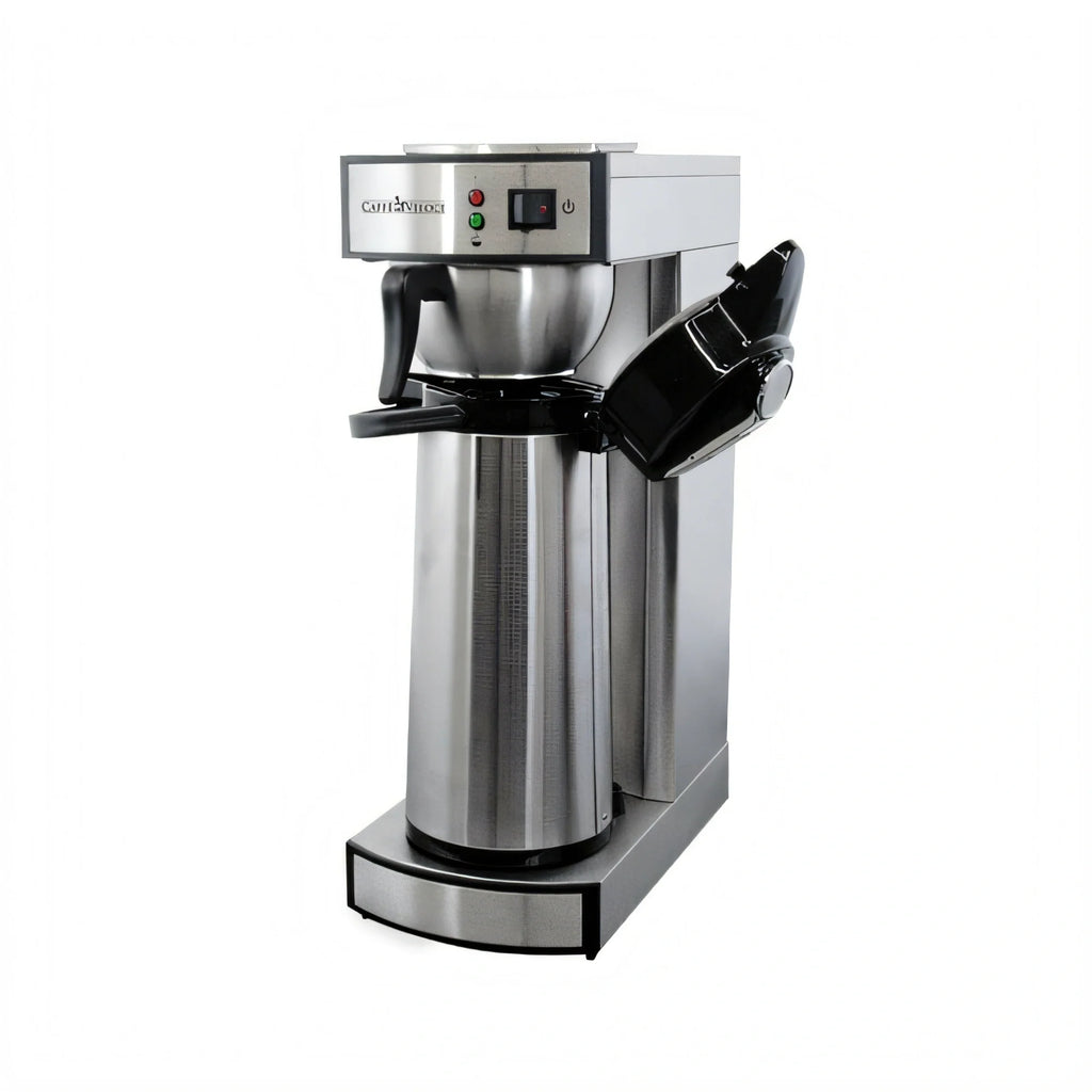 Omcan 44314 Manual Pourover Airpot Coffee Maker, 68 oz (2 L), Stainless Steel, No Water Line Required