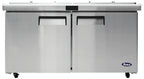 Atosa MSF8307GR-NTCV Two-Section Mega Top Sandwich/Salad Prep Table Refrigerator, 24-Pan, 60-1/5-Inch Wide