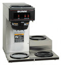BUNN 13300.0003 Pourover Commercial Drip Coffee Maker with 3 Warmers, Manual Water Fill, 120V