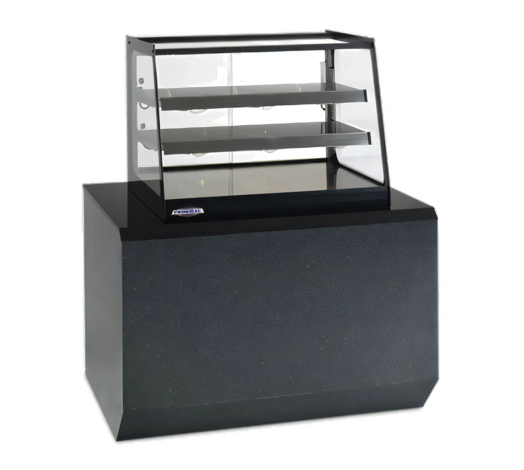 Federal Industries Elements EH4828 47-Inch Countertop Heated Merchandiser with 2 Adjustable Shelves, Tempered Glass and Lighting