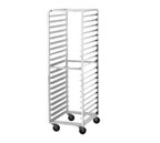 Advance Tabco CFL20 Front-Load Aluminum Roll-In Oven Rack, 20-Pan Capacity, 18 x 26-Inch Pans, 4-Inch Casters