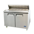 Atosa MSF3615GR 36-Inch Two-Section Mega Top Sandwich/Salad Prep Table Refrigerator, 15-Pan, Stainless Steel, Self-Contained