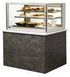 Federal Industries Italian Glass Series ITH3634 36-Inch Heated Drop-In Counter Display Case with Tempered Glass, LED Lighting and Stainless Steel