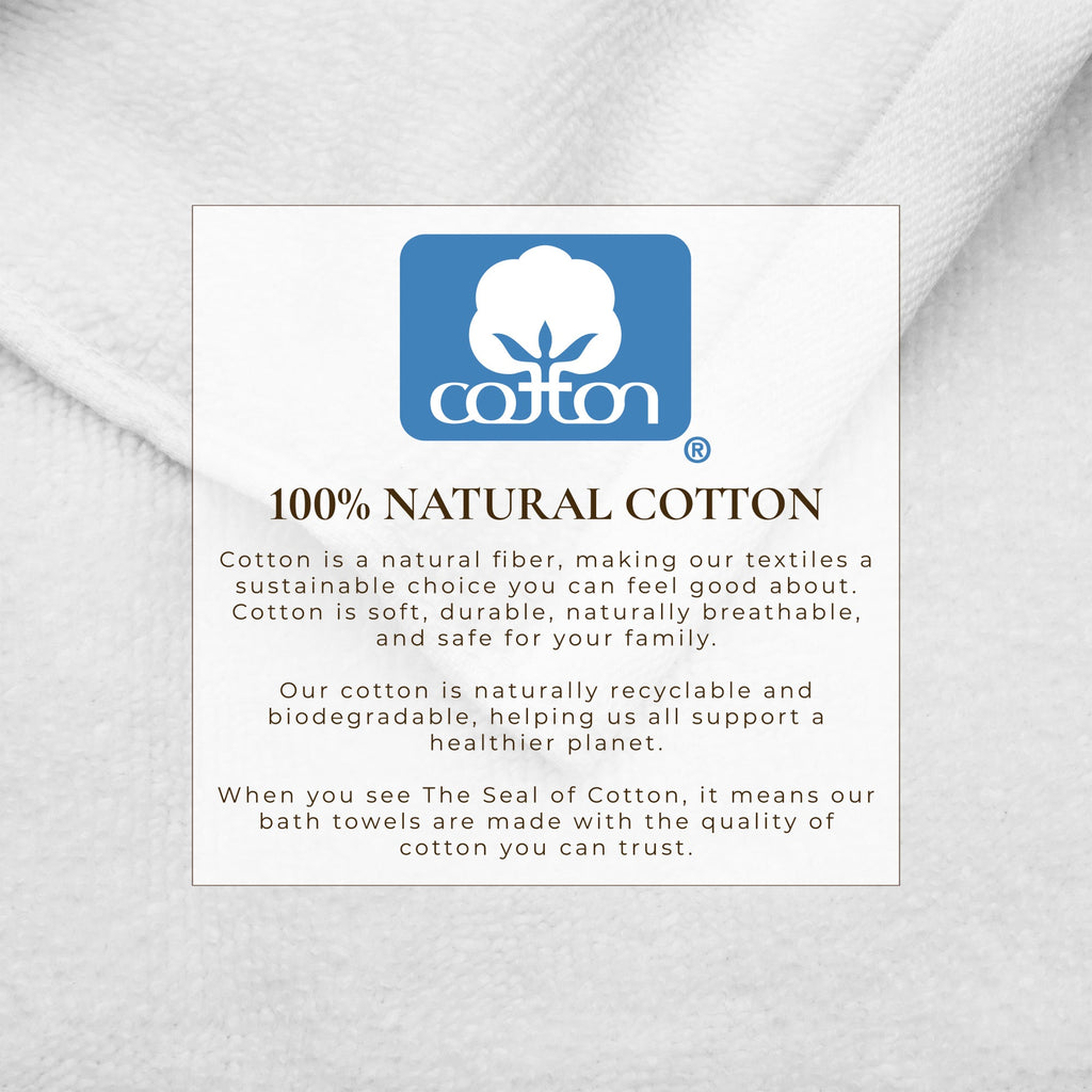 Cotton Border-Stitched 6-Piece Towel Set - Valery Collection