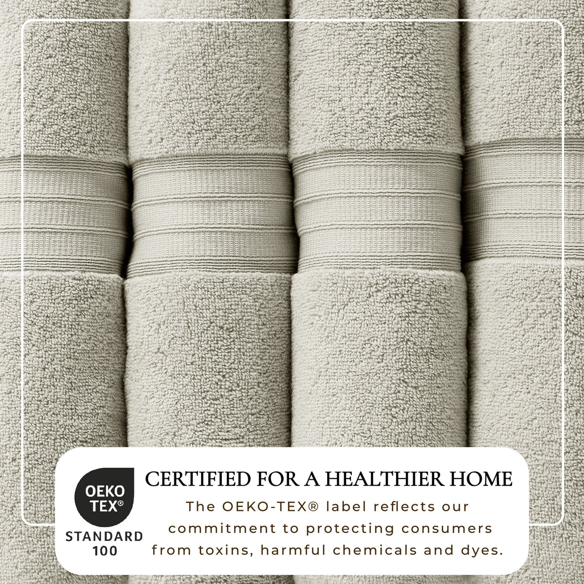 100% Cotton Premium Bath Towel Set - Chiara Collection
